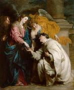 Anthony Van Dyck Mystische Verlobung des Seligen Hermann Joseph mit Maria Spain oil painting artist